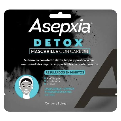 Asepxia Mascarillas Detox Con Carbón