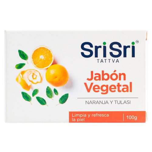 Sri Sri Jabón Vegetal Con Naranja