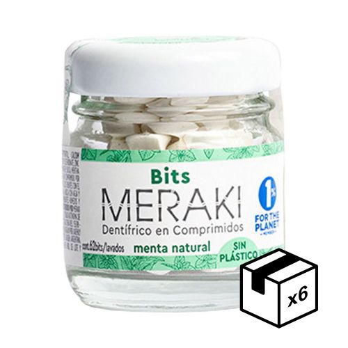 Pack 6 Meraki Bits Dentífrico En Comprimidos