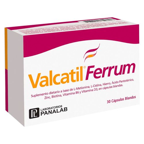 Valcatil Ferrum X 30 Cápsulas Blandas