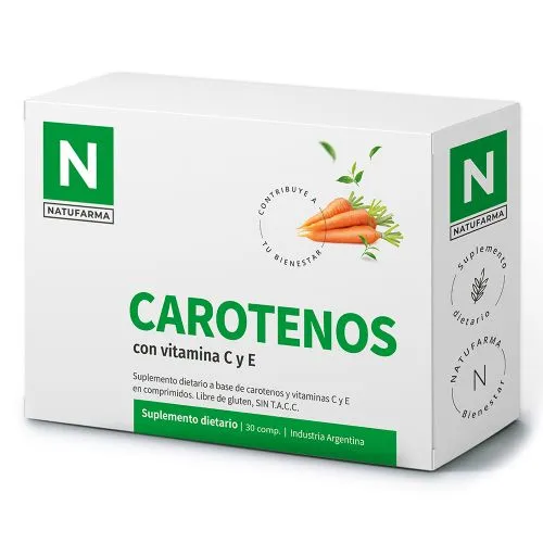 Natufarma Carotenos X 30 Comprimidos