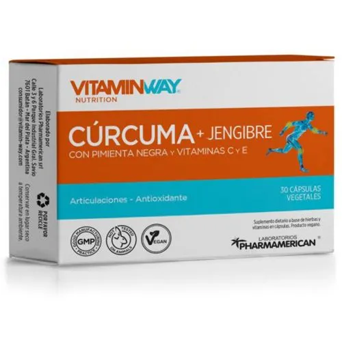 Vitamin Way Cúrcuma + Jengibre Cápsulas