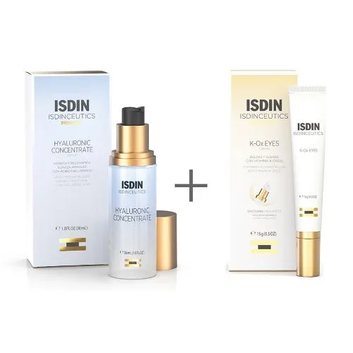 Combo Isdin Isdinceutics K-ox Eyes + Hyaluronic Concentrate