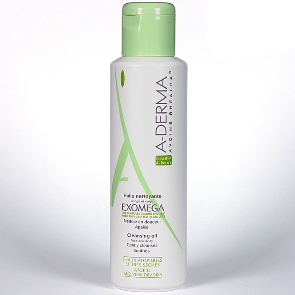 A derma aceite limpiador emoliente ducha y baño