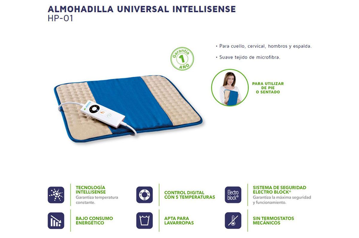 Aspen almohadilla universal intellisense hp01 - Farmacia Aspen almohadilla universal intellisense hp01 - Farmacia