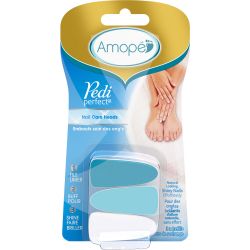 Amopé pedi perfect repuesto limas de uñas x 3