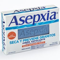 Asepxia jabón exfoliante x 100 gramos
