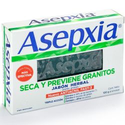 Asepxia jabón herbal x 100 gramos