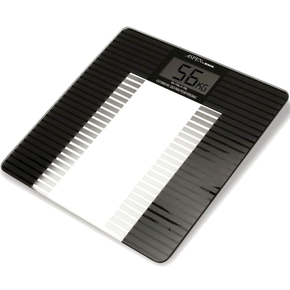 Aspen balanza digital ultra slim de vidrio