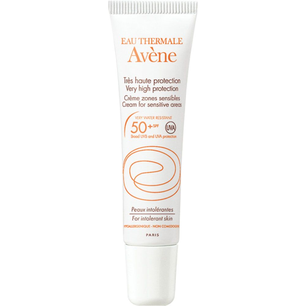 Avene solar spf50+ crema zonas sensibles x 15ml