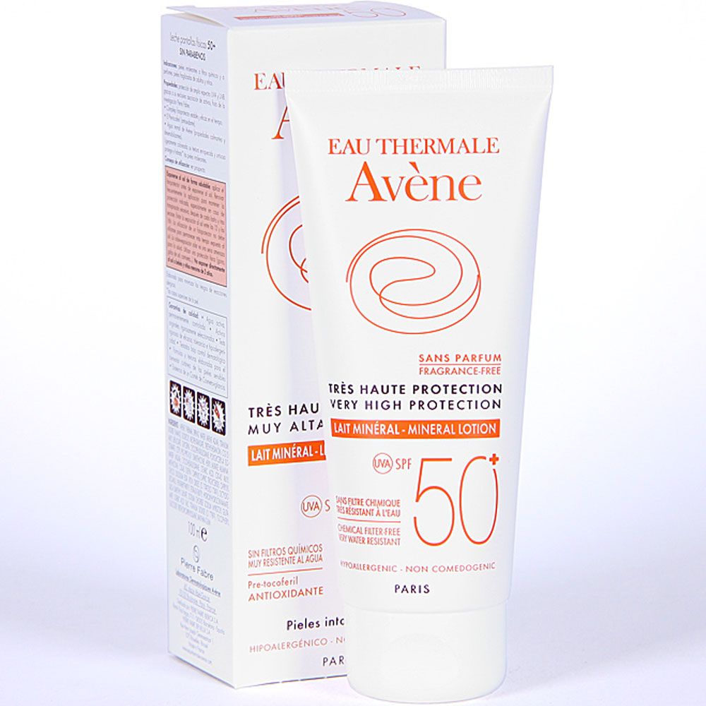 Avene solar spf50+ leche mineral x 100ml