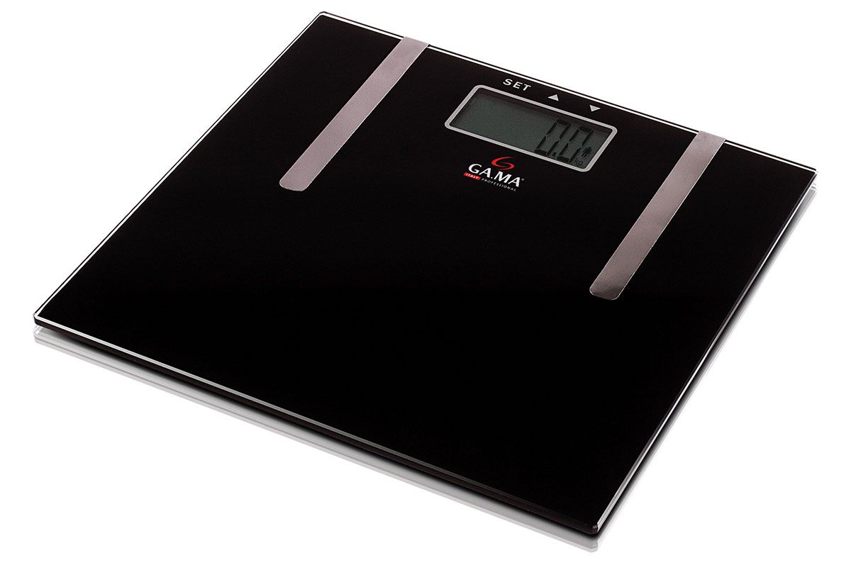 Gama balanza personal digital de vidrio negro scf 2000 - Farmacia