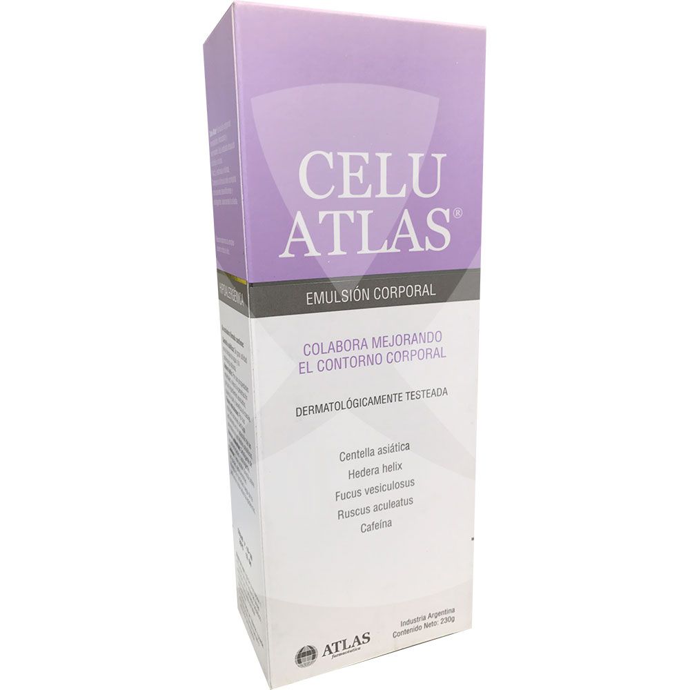 Celu atlas emulsión corporal reductora x 230g