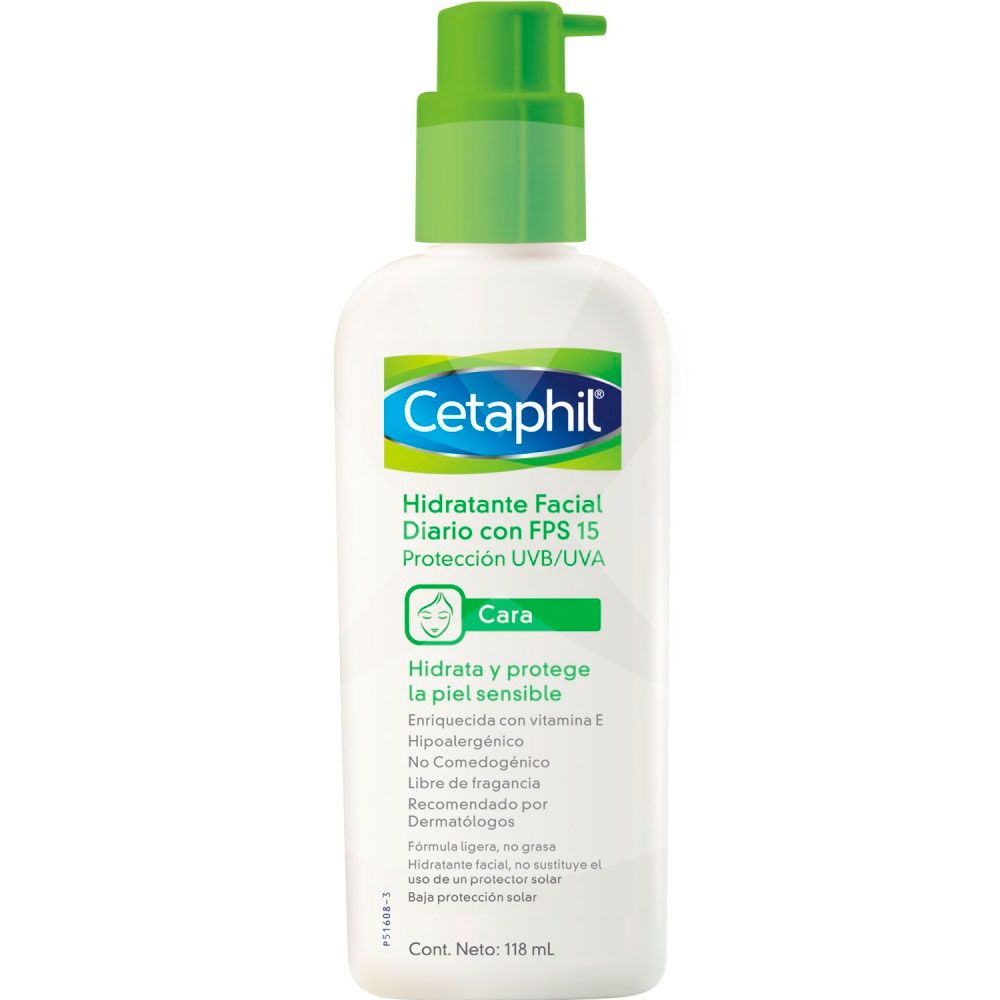 Cetaphil hidratante facial diario fps15 x 118ml