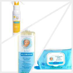 Combo 3 klorane bebé 3 productos
