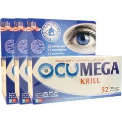 Combo 3 ocumega krill x 32 cápsulas blandas