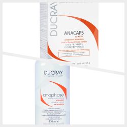 Combo anacaps x 60 + anaphase shampoo x 400ml