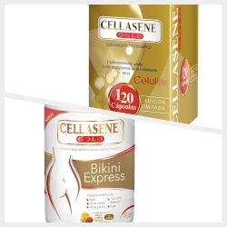 Combo cellasene gold x 120 caps + bikini express