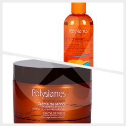 Combo polysianes spf15 aceite seco + crema monoi