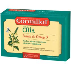 Cormillot aceite de chía x 30 cápsulas blandas