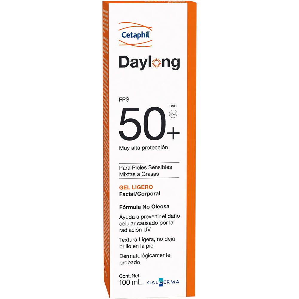 Daylong fps50+ gel ligero facial corporal x 100ml