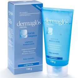 Dermaglós facial gel de limpieza purificante