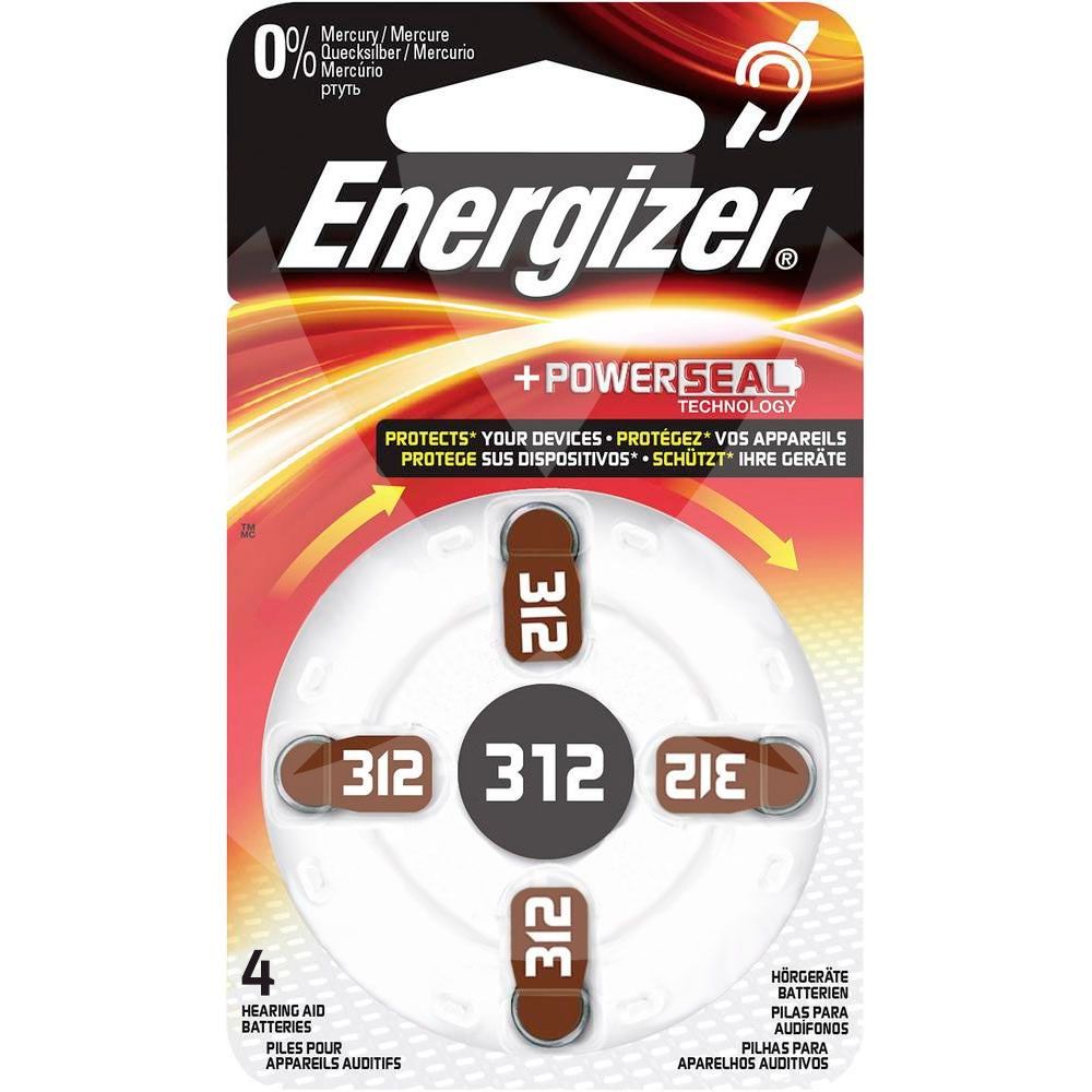 Energizer baterías de audiología nº312 x 4