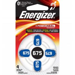 Energizer baterías de audiología nº675 x 4