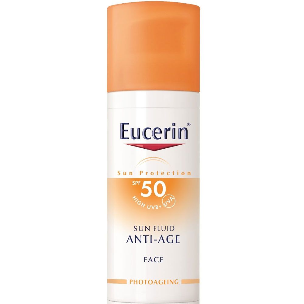Eucerin sun fps50 fluido antiedad facial x 50ml