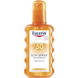 Eucerin sun fps50 spray transparente x 200ml