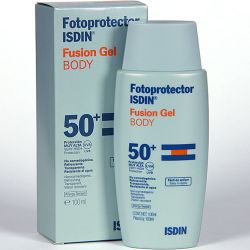 Fotoprotector isdin spf50+ fusion gel body x 100ml