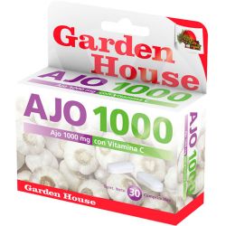 Garden house ajo 1000 x 30 comprimidos