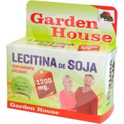 Garden house lecitina de soja 1200mg x 30 caps