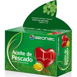 Geonat aceite de pescado omega 3 cápsulas blandas