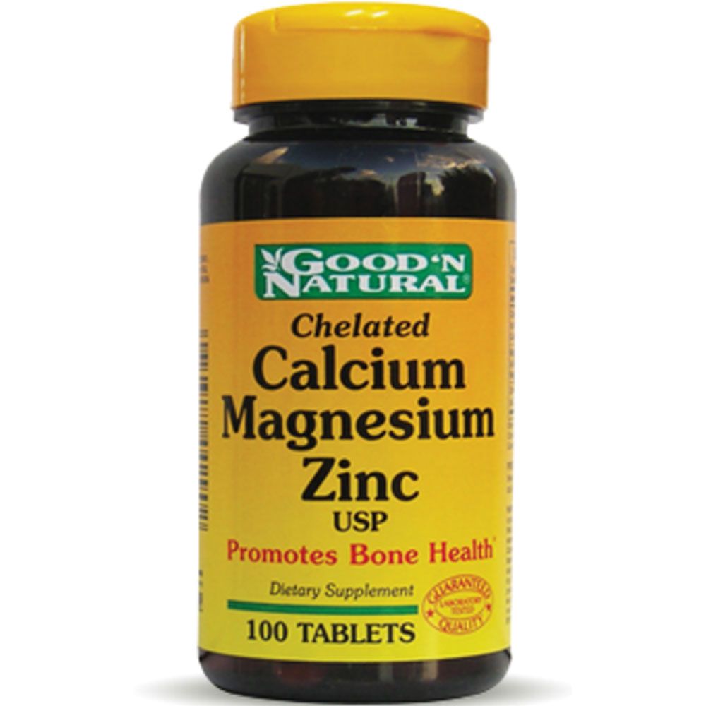 Good n natural calcium magnesium zinc x 100 comp