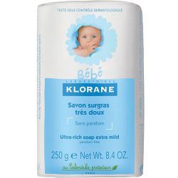 Klorane bebé jabón emoliente x 250 gramos