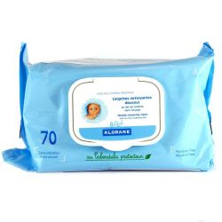 Klorane bebé toallitas húmedas x 70