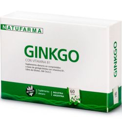 Natufarma ginkgo 40 con vitamina b1 x 60 comp