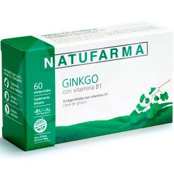 Natufarma ginkgo 40 con vitamina b1 x 60 comp