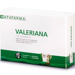 Natufarma valeriana x 40 comprimidos