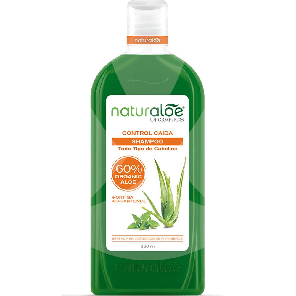 Naturaloe shampoo control caída cabello normal