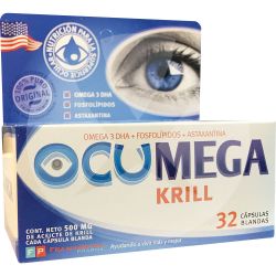 Ocumega krill x 32 cápsulas blandas