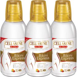 Pack 3 cellasene gold bikini express x 500ml