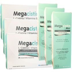 Pack 3 megacistin x 60 + 3 megacistin max loción