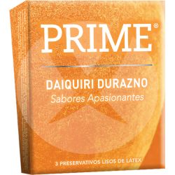 Prime preservativos sabor daiquiri durazno