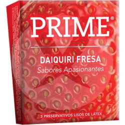 Prime preservativos sabor daiquiri fresa