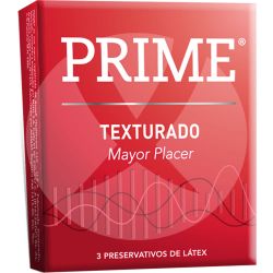 Prime preservativos texturados