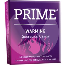 Prime preservativos warming