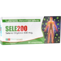 Sele200 selenio orgánico x 30 comprimidos