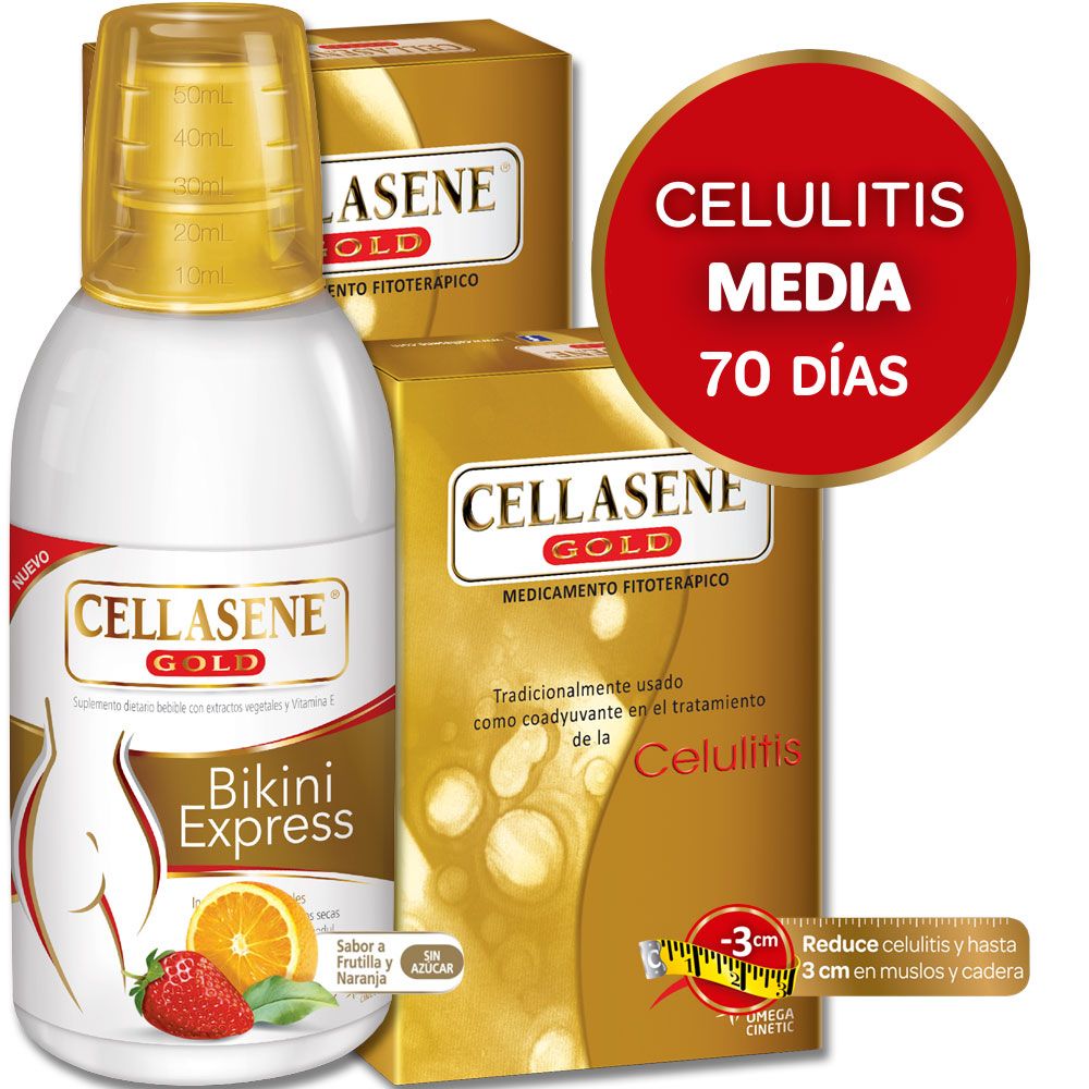 Tratamiento cellasene celulitis media - 70 días